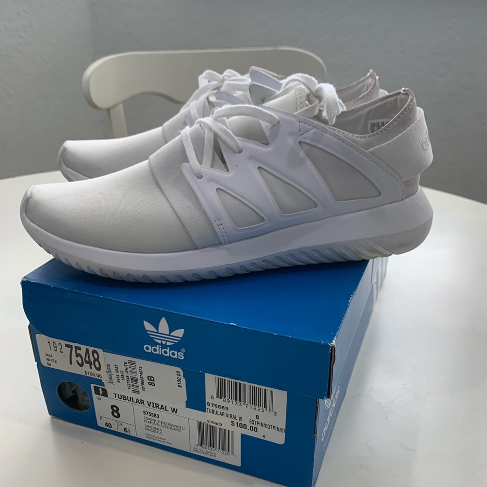Adidas Tubilar Viral White Women’s Shoes